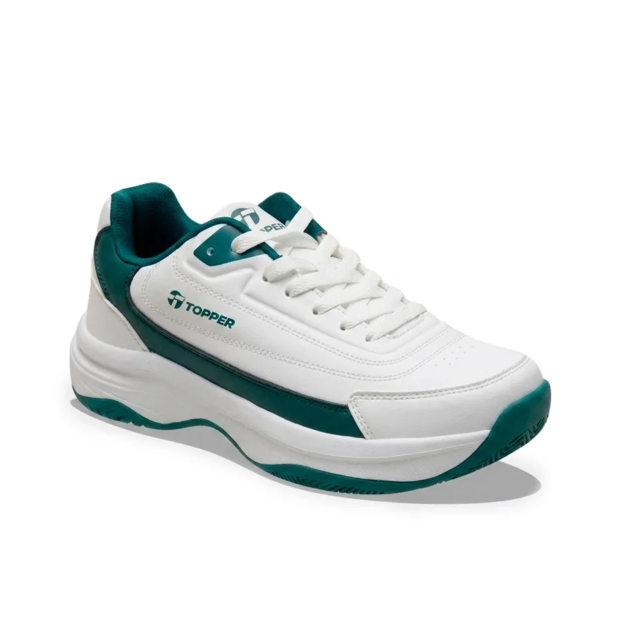 Imagen 1 de 4 de Zapatillas Topper Poach-BLANCO/VERDE