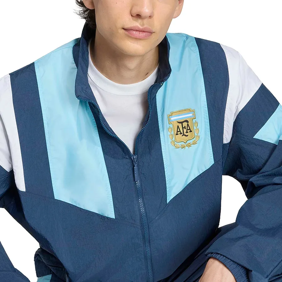 Imagen 3 de 5 de Campera adidas originals Argentina Equipment-AZUL/CELESTE/BLANCO/DORADO