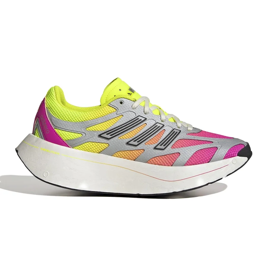 Imagen 1 de 8 de Zapatillas adidas Adizero Aruku-AMARILLO FLUOR/FUCSIA/GRIS