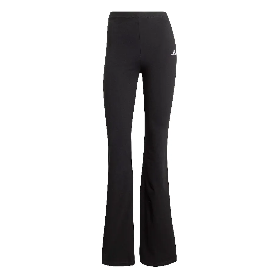 Imagen 2 de 5 de Calza adidas Acampanadas Essentials Logo Pequeño-NEGRO