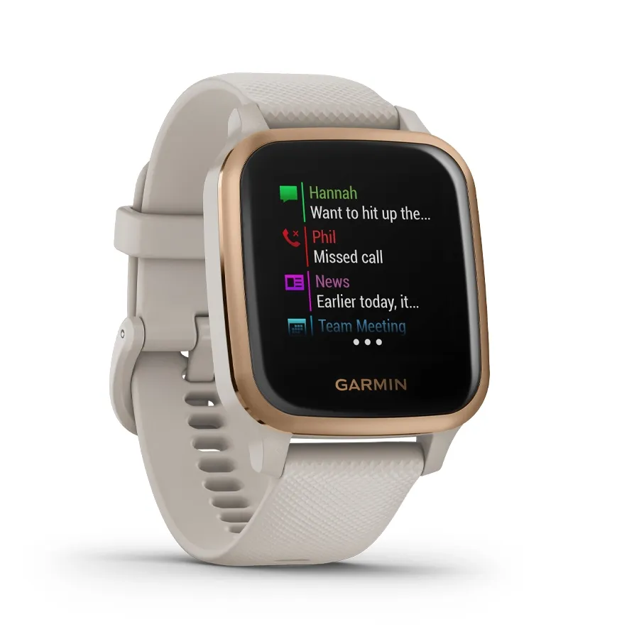 Imagen 0 de 3 de Garmin Reloj Venu Sq Nfc Music-ARENA CLARO/ ROSA DORADO