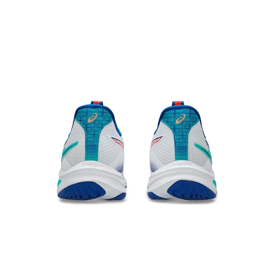 Imagen 5 de 7 de Zapatillas Asics Netburner Ballistic Ff Mt 4-BLANCO/CELESTE