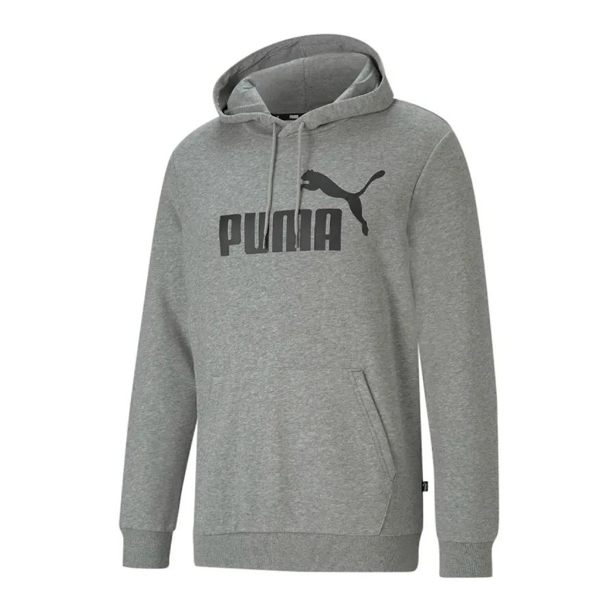 Imagen 2 de 4 de Buzo Puma Essential Big Logo-GRIS
