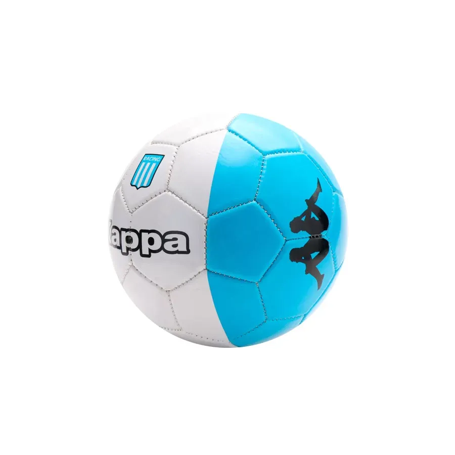 Imagen 2 de 3 de Pelota Kappa N2 Miniball Racing Club-BLANCO/CELESTE