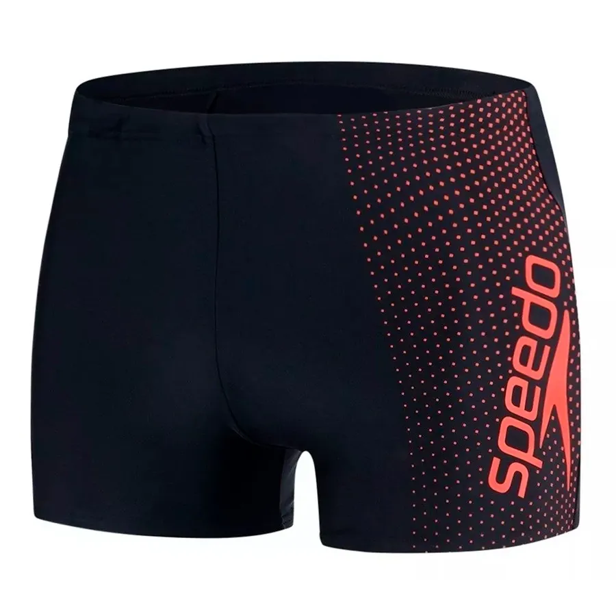 Imagen 2 de 3 de Short De Baño Speedo Gala Logo-NEGRO/NARANJA