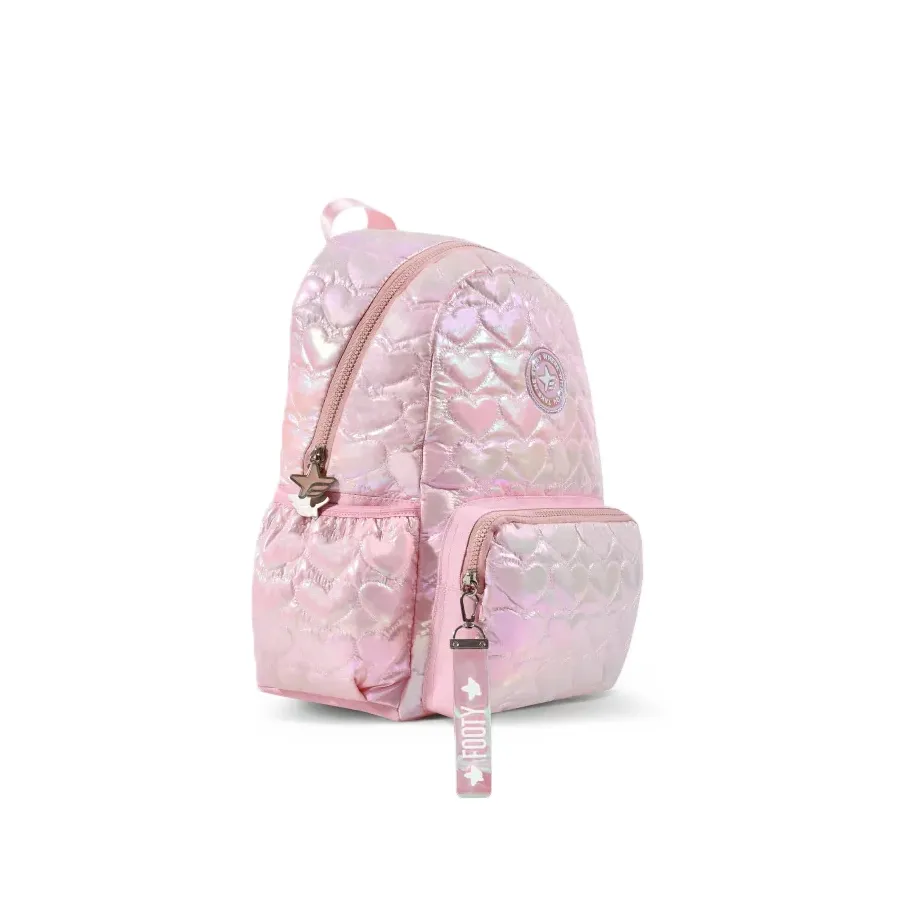 Imagen 1 de 3 de Mochila Footy Puffer Tornasol-ROSA