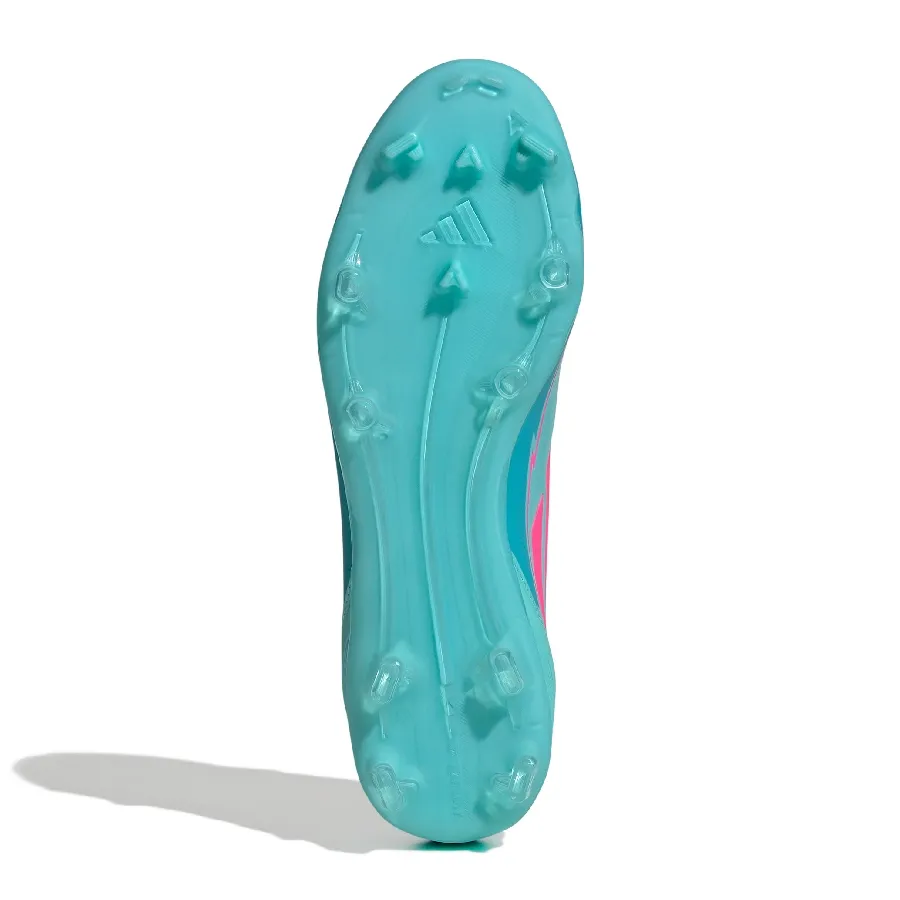 Imagen 3 de 7 de Botines adidas F50 League Messi FG/AG-CIAN/ROSA FLUOR/AQUA