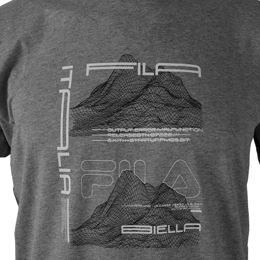 Imagen 3 de 4 de Remera Fila Digital Graphic-GRIS