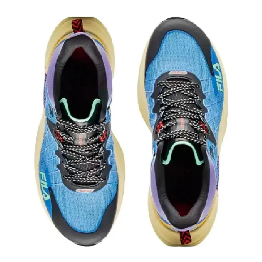 Imagen 2 de 5 de Zapatillas Fila Racer Skytrail-AZUL/NARANJA/LILA