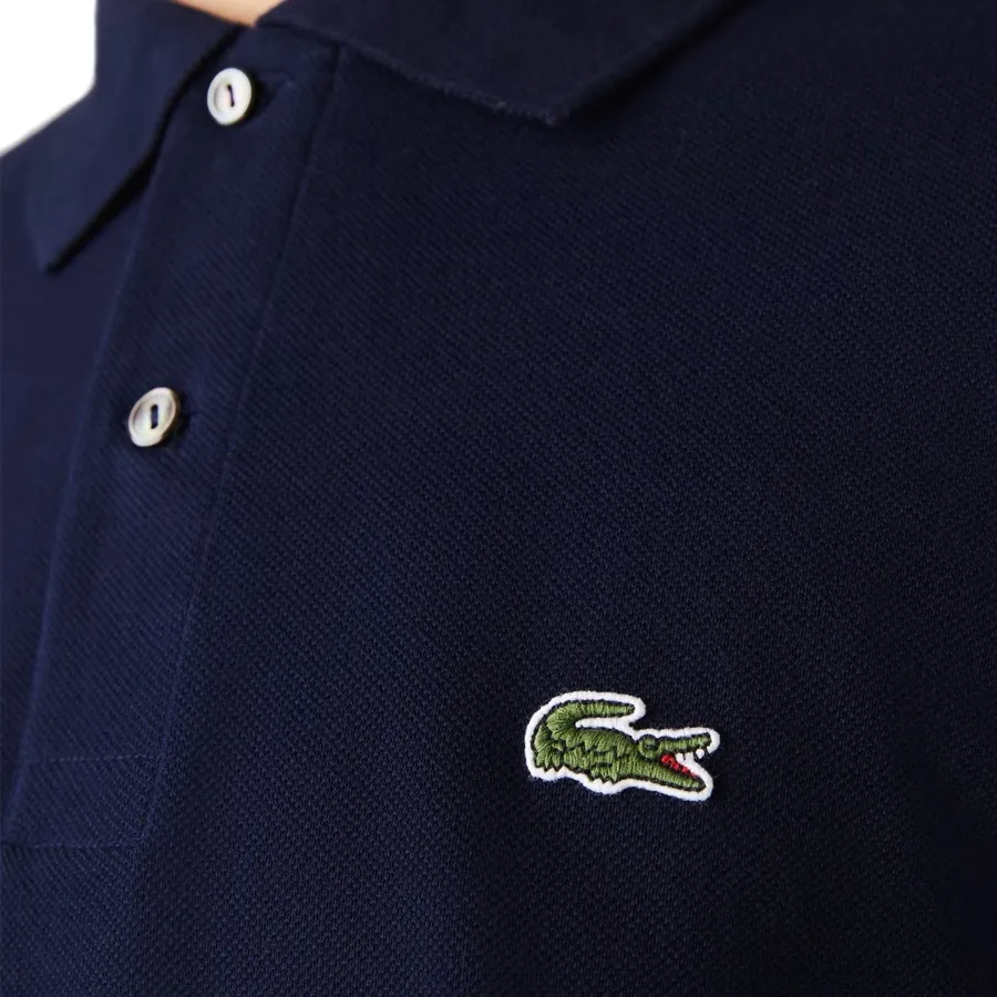 Imagen 5 de 7 de Remera Lacoste Chemise Col Bord-MARINO