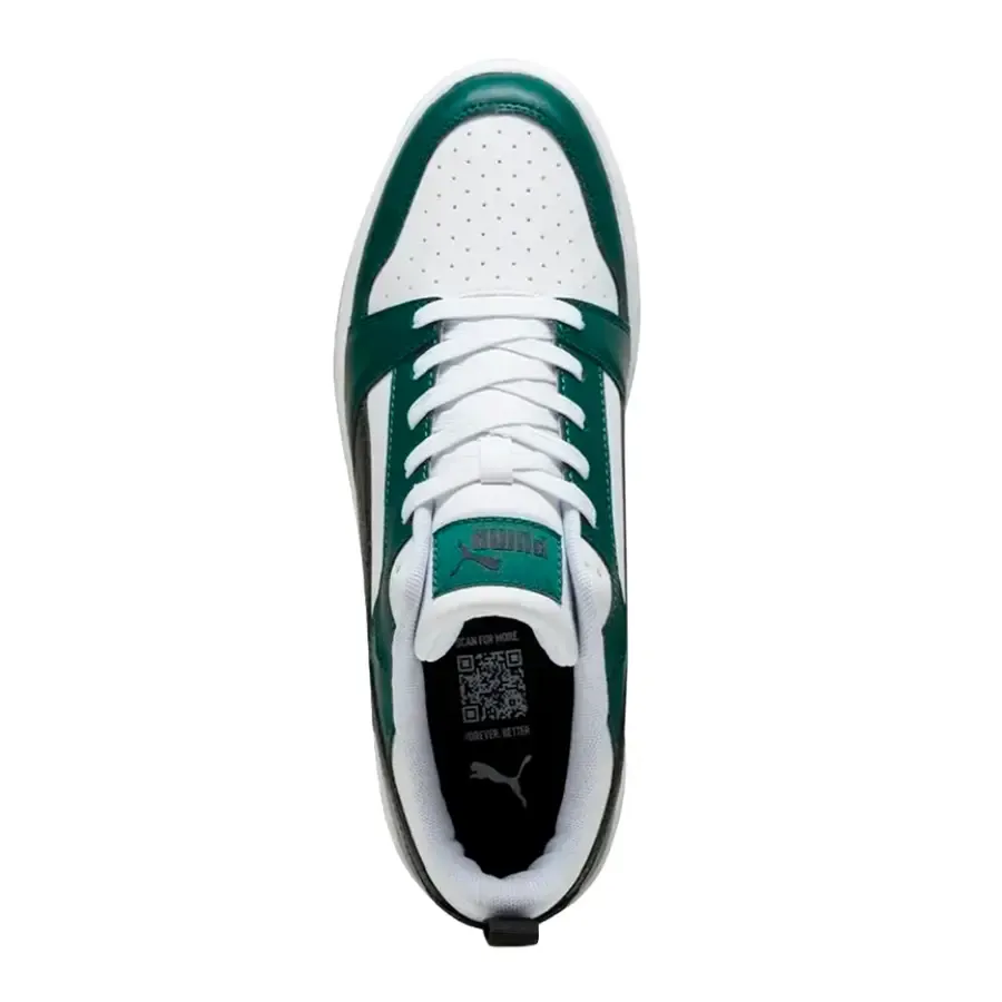 Imagen 2 de 5 de Zapatillas Puma Rebound V6 Low-BLANCO/VERDE/NEGRO