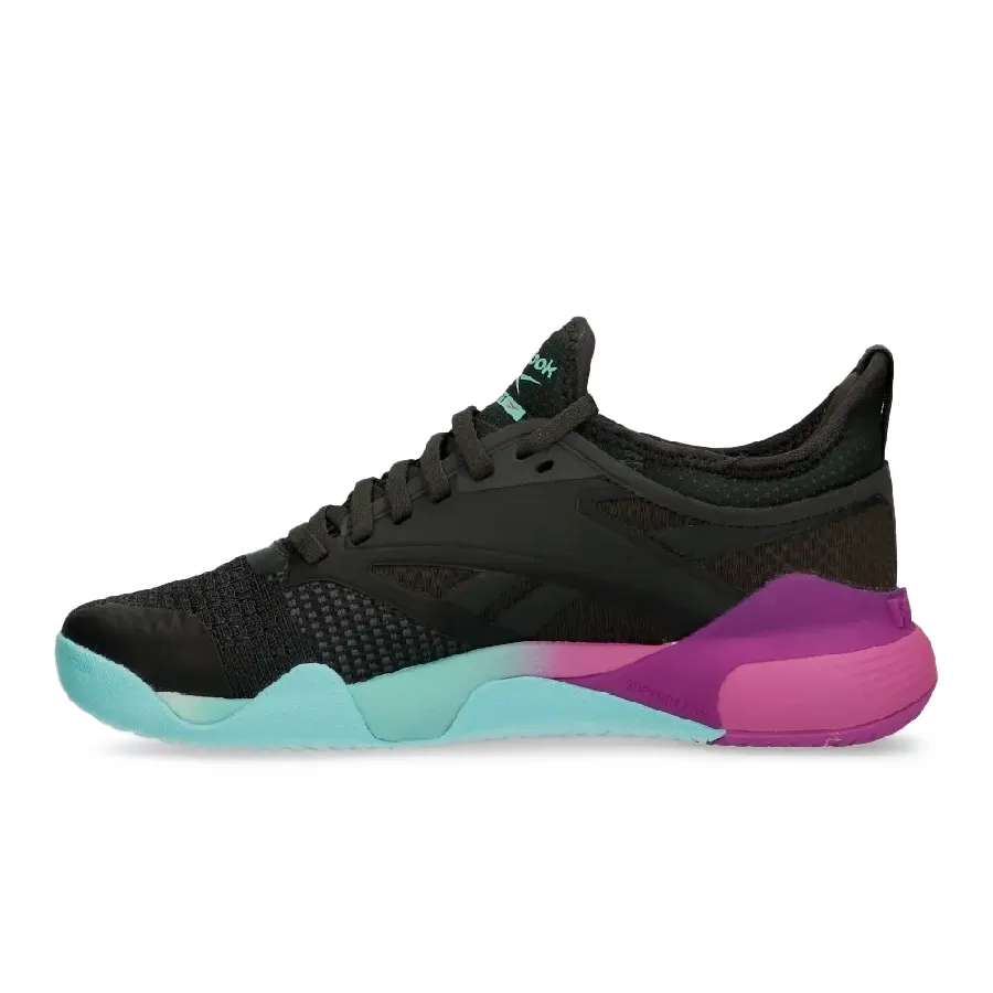 Imagen 3 de 5 de Zapatillas Reebok Nano Court-NEGRO/VIOLETA/CELESTE