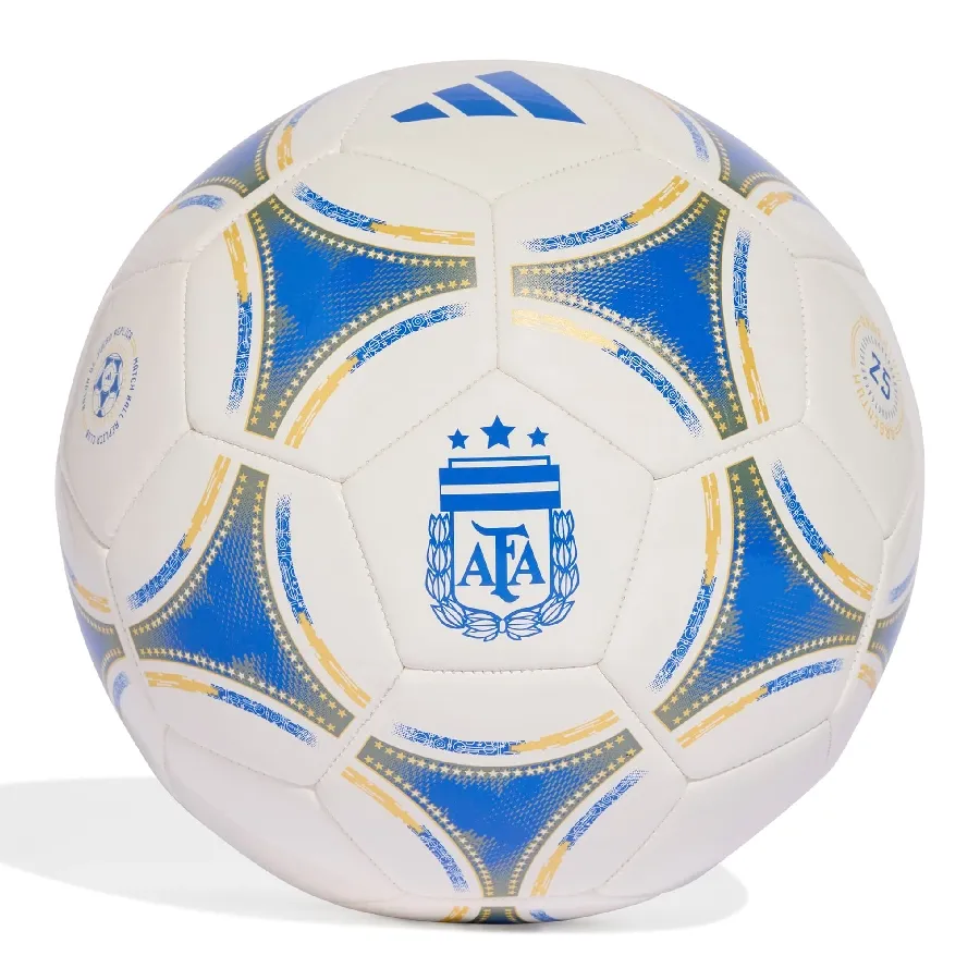 Imagen 1 de 4 de Pelota adidas Argentina 25 Club-BLANCO/AZUL/AMARILLO