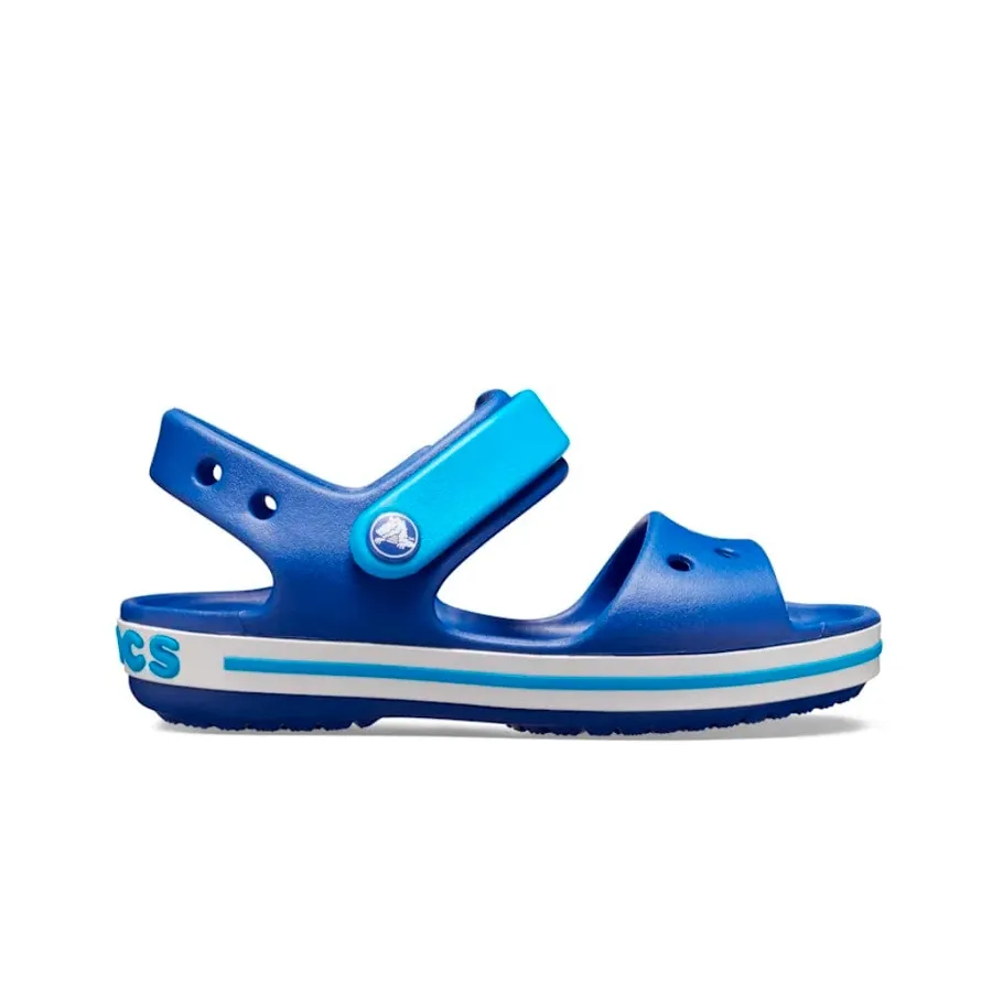 Imagen 0 de 6 de Ojotas Crocs Crocband Kids-AZUL FRANCIA/BLANCO