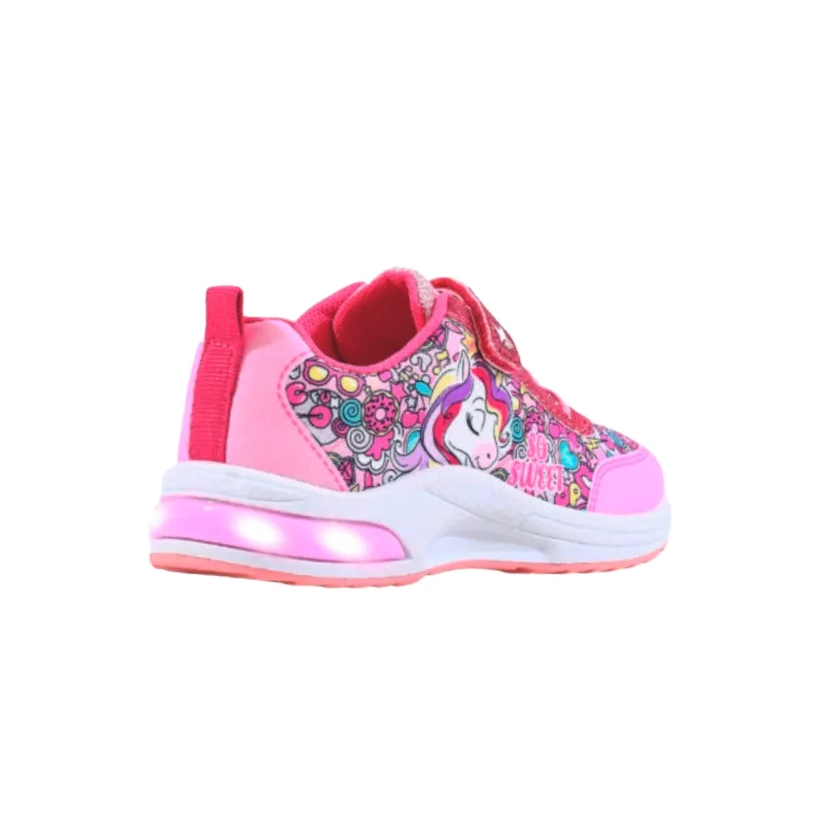 Imagen 2 de 4 de Zapatillas Footy C/Luz Unicornio-FUCSIA/ROSA/BLANCO