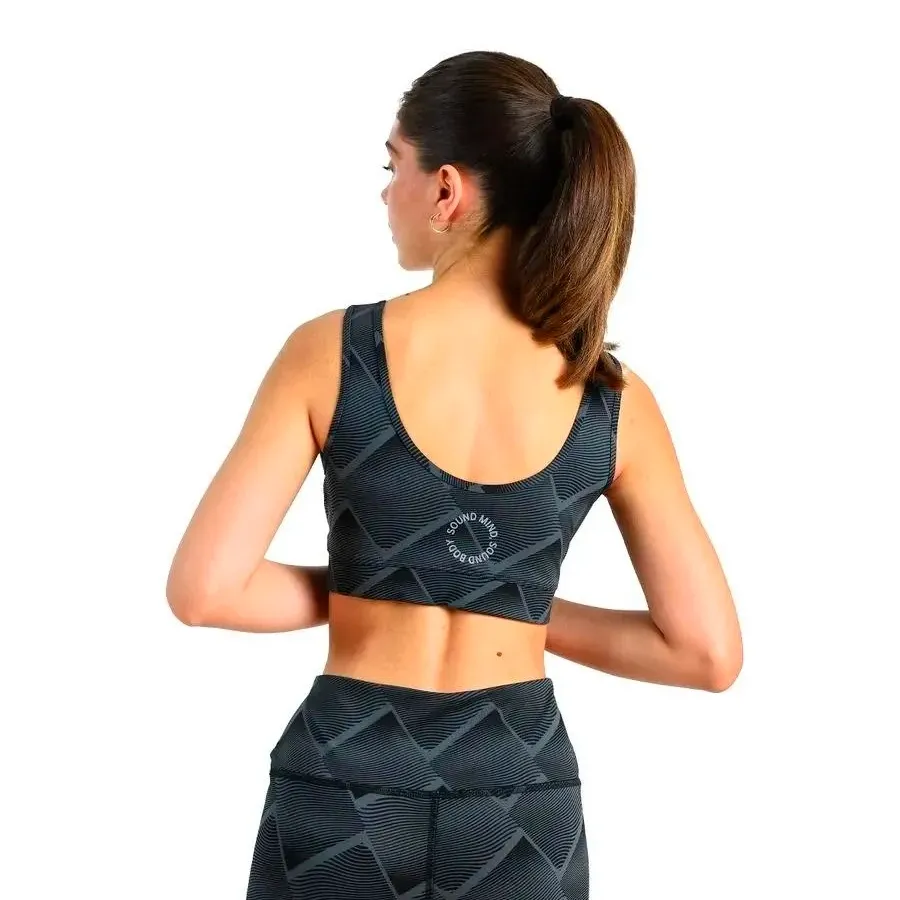 Imagen 1 de 4 de Top Asics Sound Graphic-NEGRO/GRIS