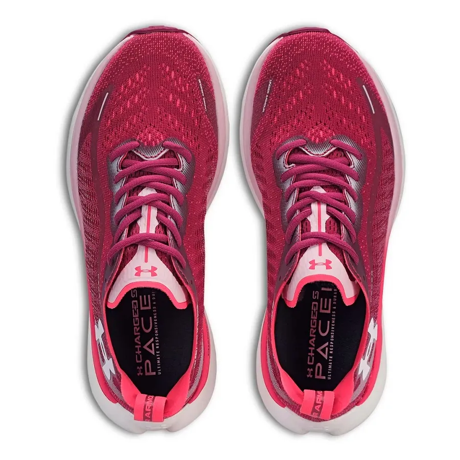 Imagen 3 de 5 de Zapatillas Under Armour E-Base Pacer-BORDO/BLANCO