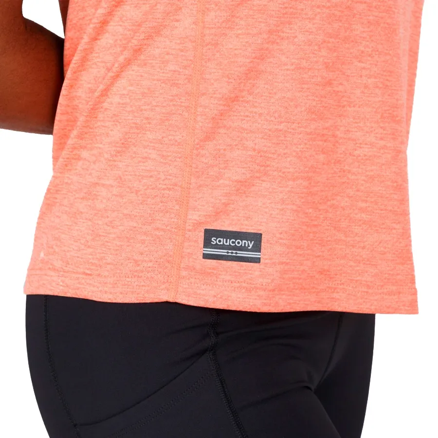 Imagen 3 de 4 de Remera Saucony Stopwatch Short Sleeve-CORAL
