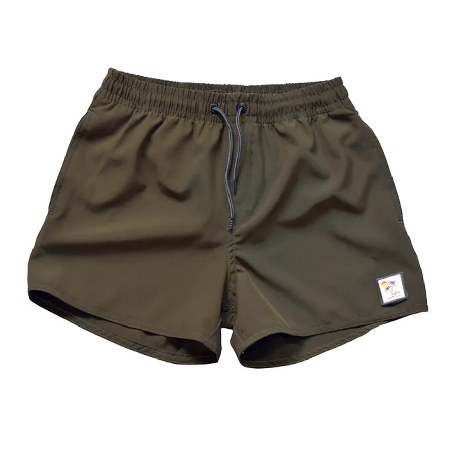 Imagen 1 de 2 de Malla Reef Blend Stretch Volley Jr-VERDE MILITAR