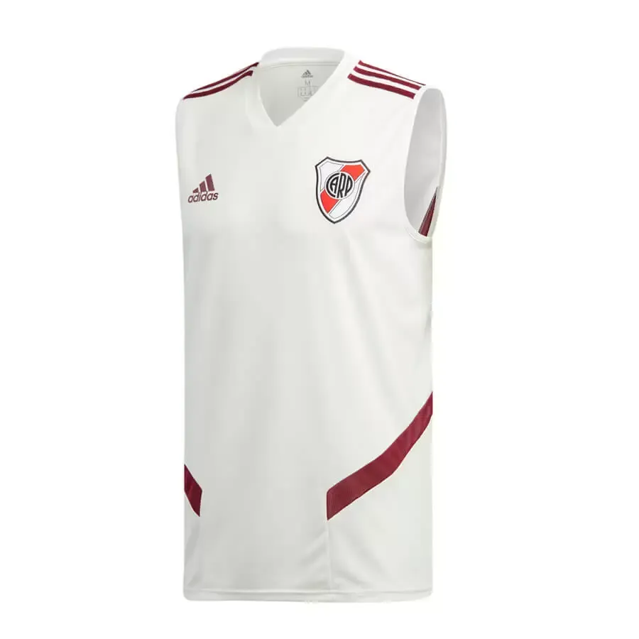 Imagen 3 de 4 de Musculosa adidas De Entrenamiento River Plate-BLANCO/BORDO