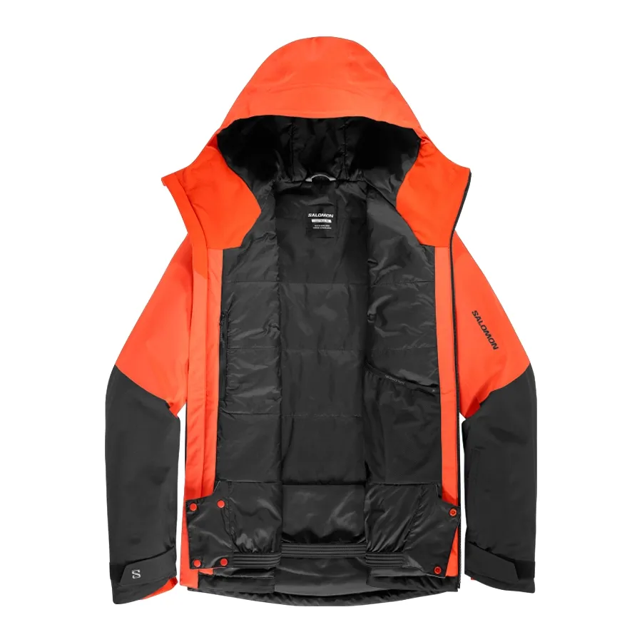 Imagen 3 de 4 de Campera Salomon Highland Jacket-ROJO/NEGRO