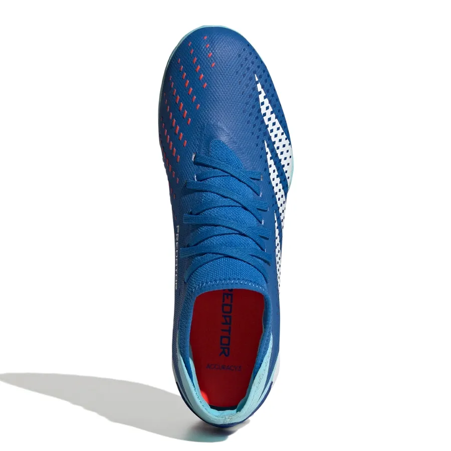 Imagen 3 de 8 de Botines adidas Predator Accuracy.3 Tf-AZUL/BLANCO/TURQUESA