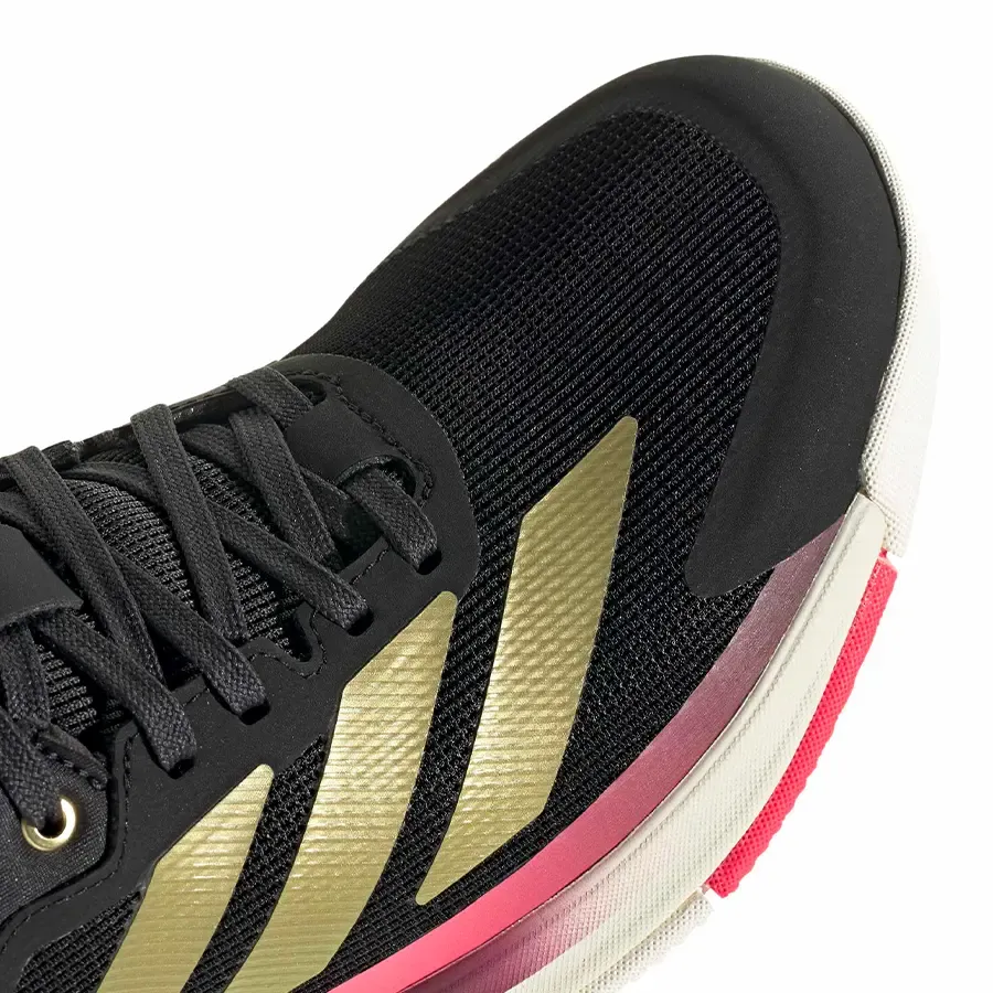 Imagen 6 de 7 de Zapatillas adidas Crazyquick Boost Padel-NEGRO-DORADO-ROSA