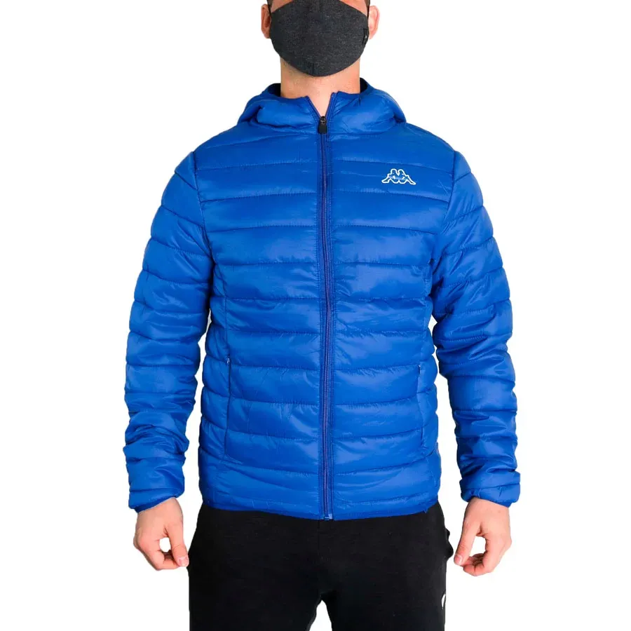 Imagen 4 de 5 de Campera Kappa Unisex Nylon Ultraliviana-AZUL