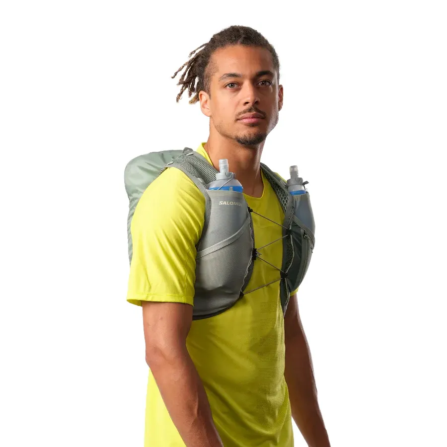 Imagen 2 de 4 de Chaleco Salomon Active Skin 4 Set-VERDE