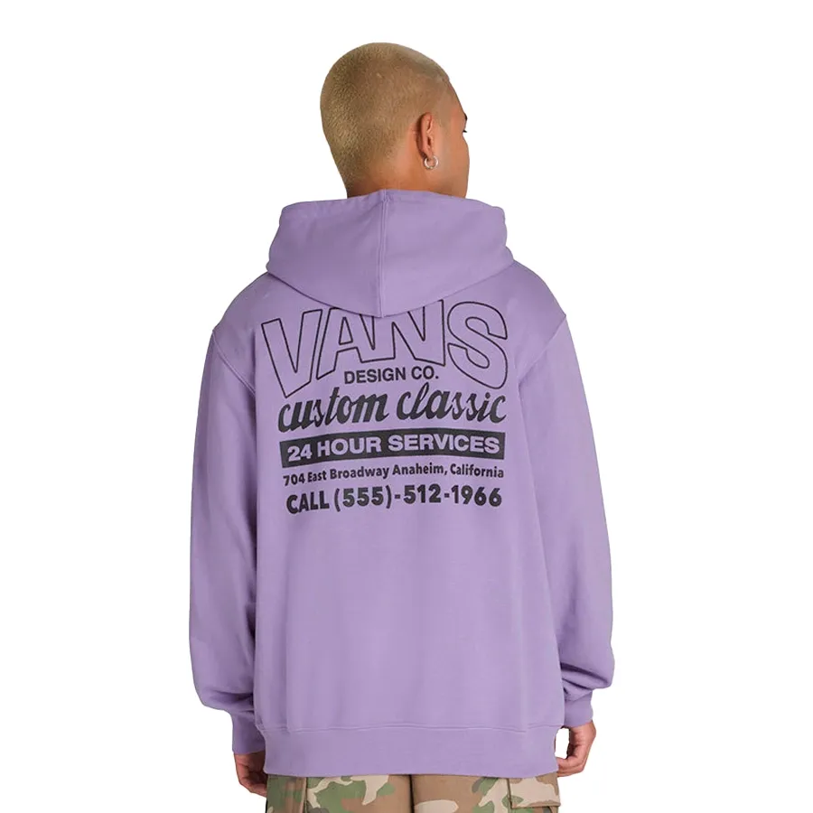 Imagen 2 de 4 de Buzo Vans Shop Front-LILA/NEGRO