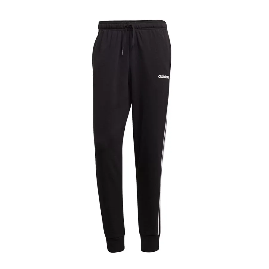 Imagen 1 de 4 de Pantalón adidas Cónico Puño Ajustado Essentials 3-NEGRO/BLANCO