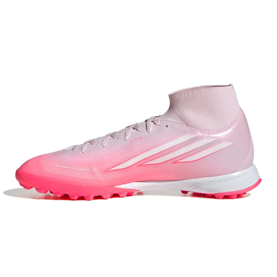 Imagen 3 de 8 de Botines adidas F50 Sparkfusion League Tf-BLANCO/ROSA