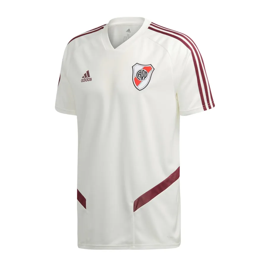 Imagen 0 de 4 de Camiseta adidas De Entrenamiento River Plate-BLANCO/BORDO