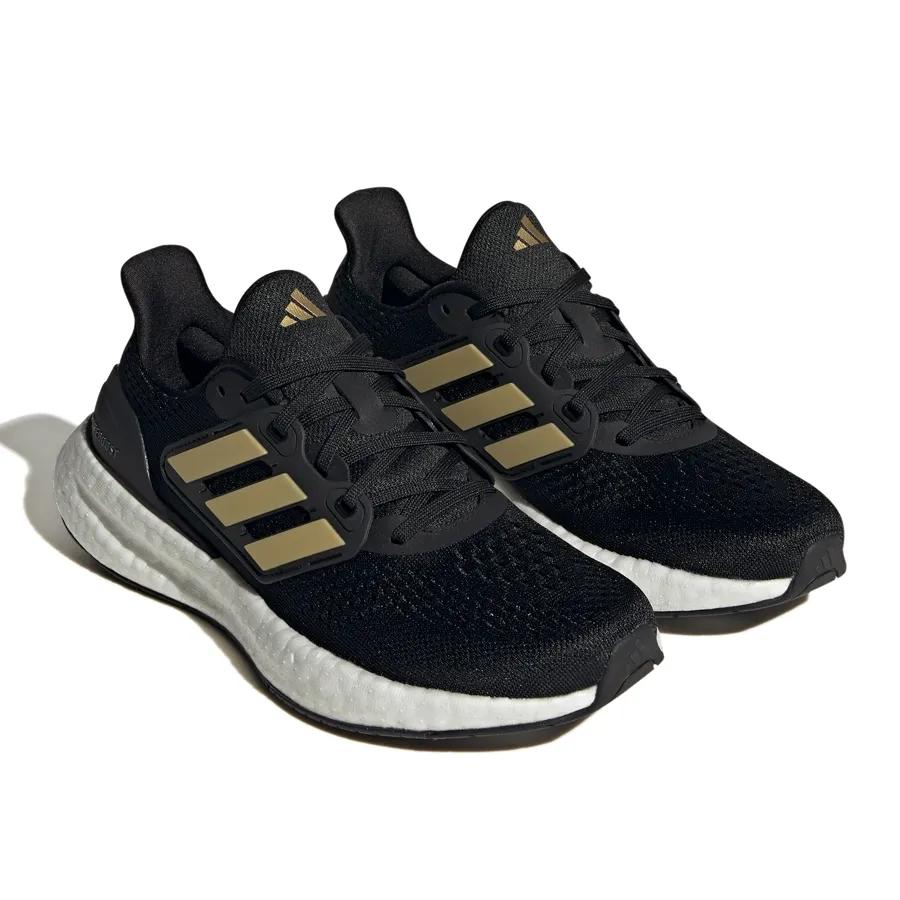 Imagen 5 de 8 de Zapatillas adidas Pureboost 23-NEGRO/DORADO