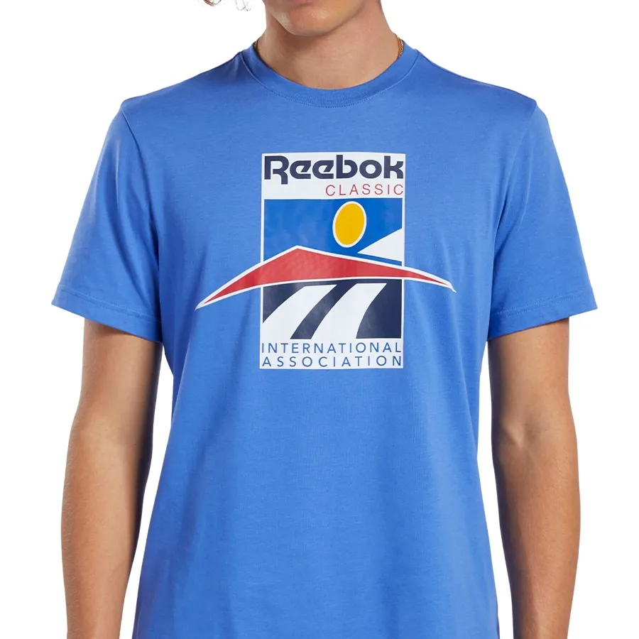 Imagen 4 de 5 de Remera Reebok Classic International Sport-AZUL