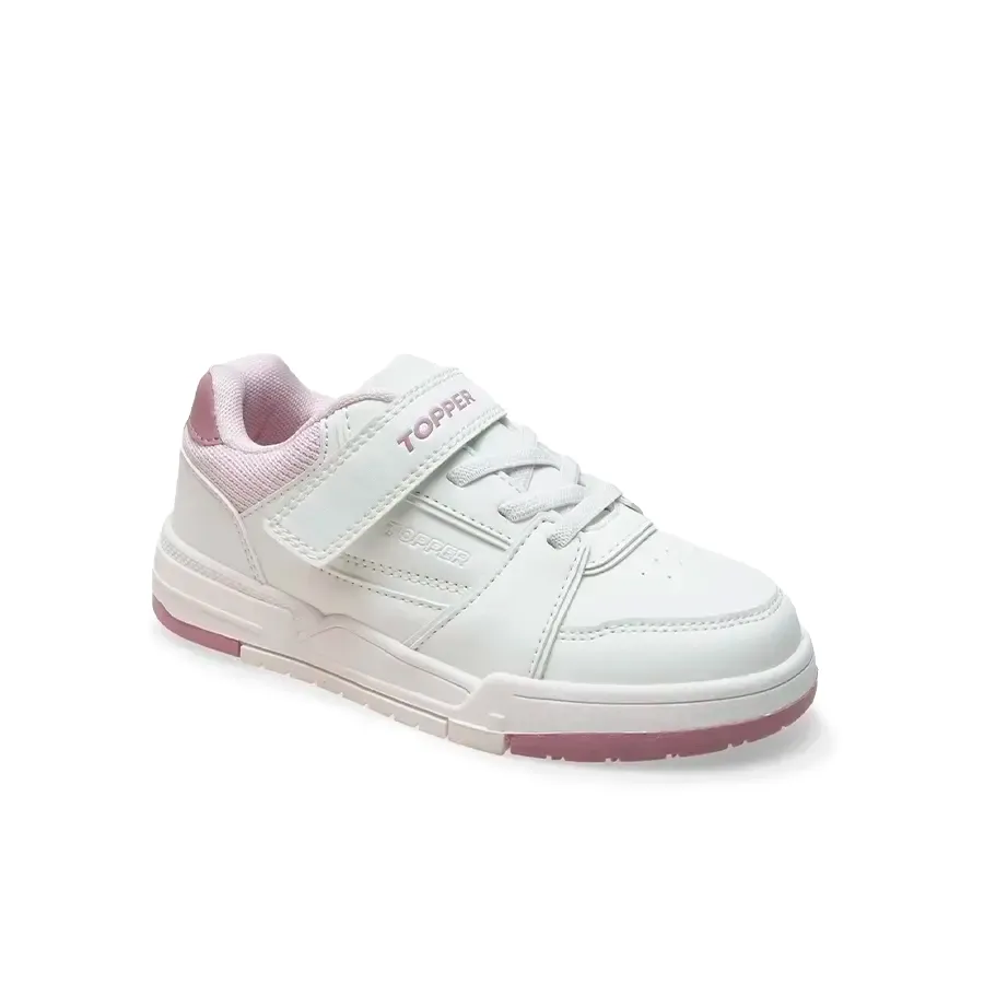 Imagen 1 de 4 de Zapatillas Topper Quarter Cs-BLANCO/ROSA