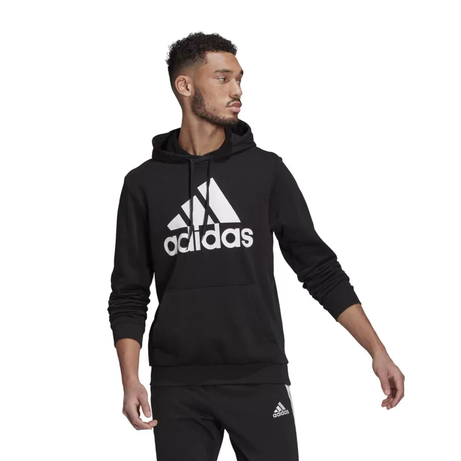 Imagen 0 de 6 de Buzo adidas Essential Logo Grande-NEGRO/BLANCO