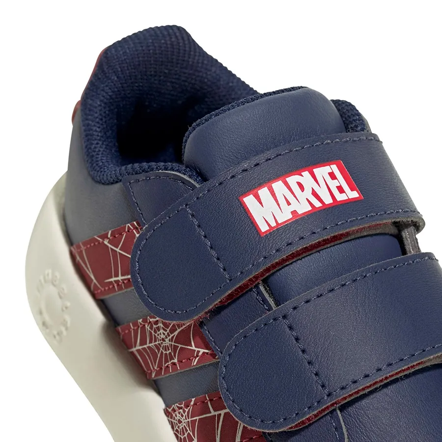 Imagen 5 de 7 de Zapatillas adidas Grand Court Spider-Man-MARINO/ROJO