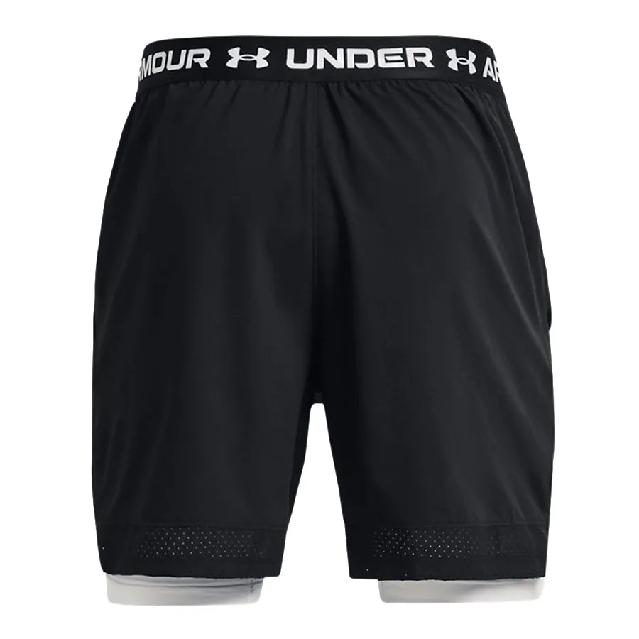 Imagen 3 de 6 de Short Under Armour Vanish Woven 2 In 1-NEGRO