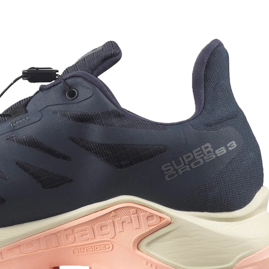 Imagen 3 de 5 de Zapatillas Salomon Supercross 3 Gtx W-NEGRO/BLANCO/ROSA