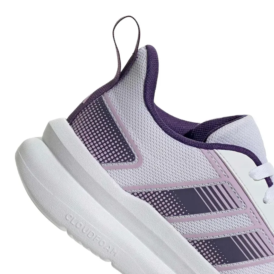 Imagen 6 de 7 de Zapatillas adidas Tensaur Run 4.0-BLANCO/MORADO/ROSA