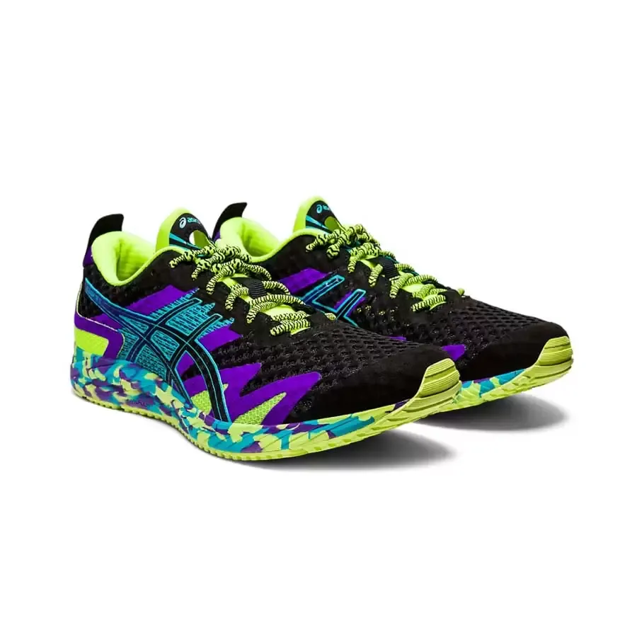 Imagen 0 de 5 de Zapatillas Asics Gel Noosa Tri 12-NEGRO/LIMA/VIOLETA