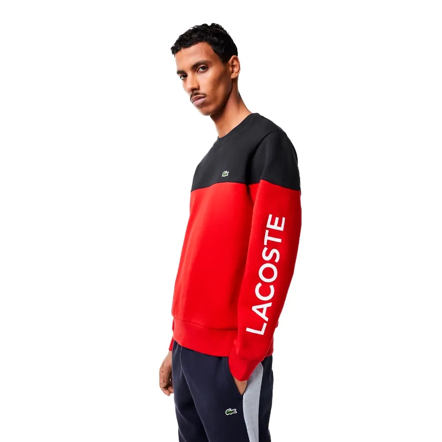 Imagen 2 de 6 de Buzo Lacoste -ROJO/NEGRO