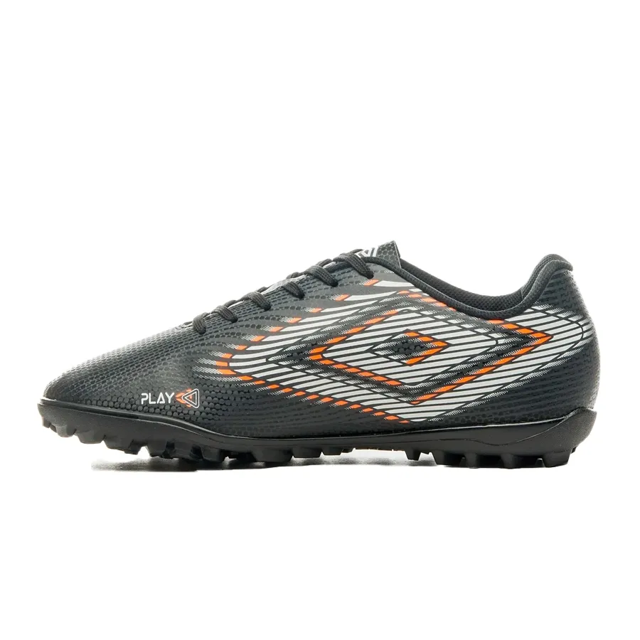 Imagen 1 de 4 de Botines Umbro Play-NEGRO/BLANCO/NARANJA FLUOR
