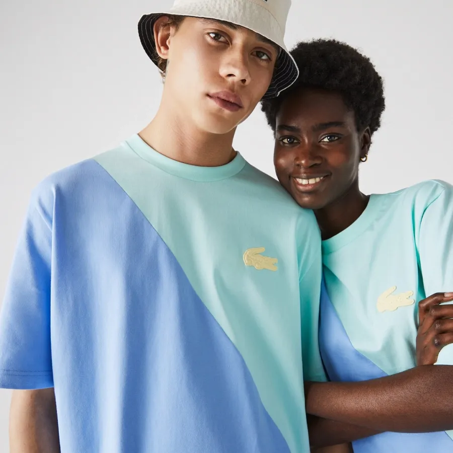 Imagen 2 de 5 de Remera Lacoste Live And Cols Roules-VERDE AGUA/TURQUESA