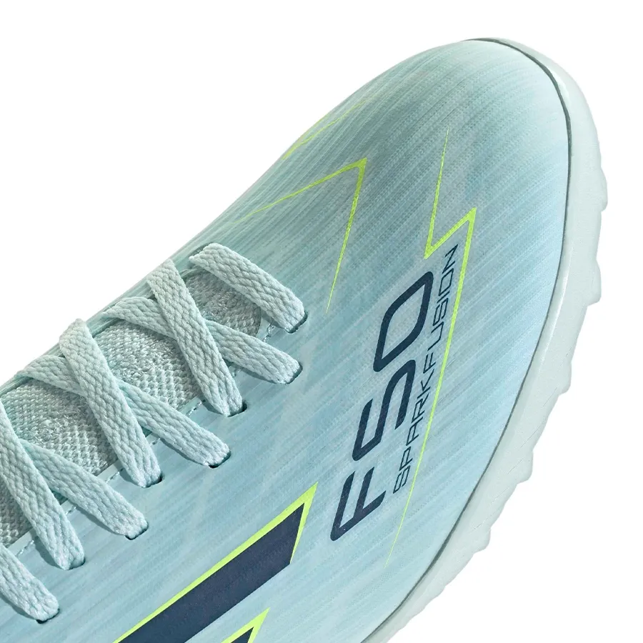 Imagen 5 de 7 de Botines adidas F50 Sparkfusion Club Tf-AERO/MARINO/AMARILLO FLUOR