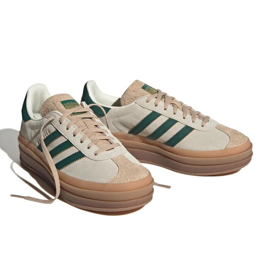 Imagen 2 de 8 de Zapatillas adidas originals Gazelle Bold-CRUDO/VERDE