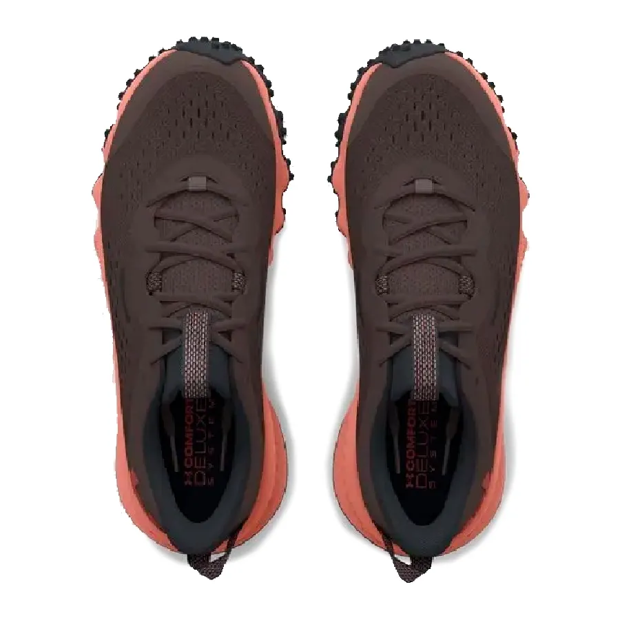 Imagen 3 de 5 de Zapatillas Under Armour Charged Maven Trail-MARRON/ROSA/ROJO