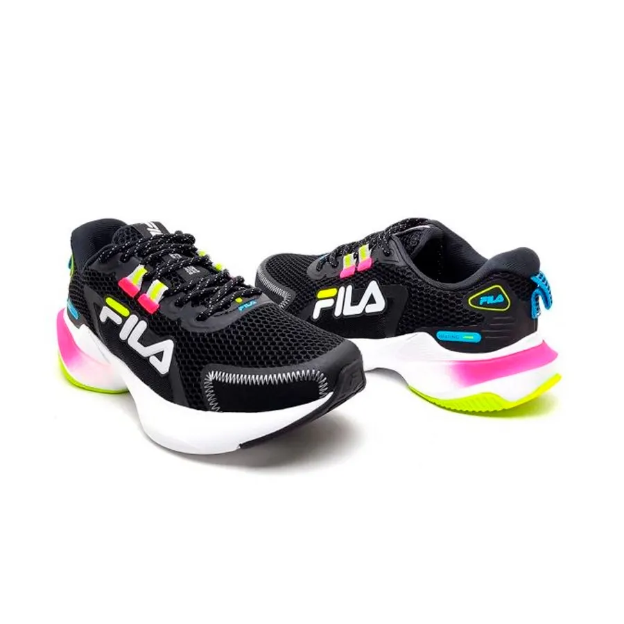 Imagen 2 de 5 de Zapatillas Fila Heathing-NEGRO/FUCSIA