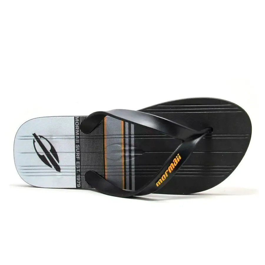 Imagen 2 de 5 de Ojotas Mormaii Tropical Graphics-NEGRO/GRIS/AMARILLO